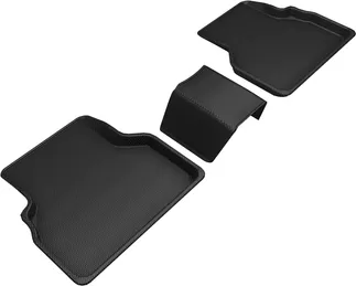 3D MAXpider Kagu 2nd Row Floormats For 15-18 Audi Q3 - Black